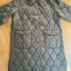 Old Navy Quilted Khaki Puffer Jacket